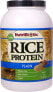 Фото #1 товара nutriBiotic Rice Protein Powder Raw Vegan Plain Рисовый протеиновый порошок  без ароматизатора 1,36 кг