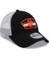 ფოტო #4 პროდუქტის Men's Black, White San Francisco Giants Logo Patch 9FORTY Trucker Snapback Hat