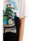 Women's Retro patchwork T-shirt