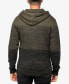 Men's Color Blocked Hooded Sweater