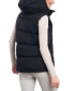 Women's Hooded Stand-Collar Puffer Vest
