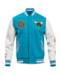 Фото #2 товара Men's Teal Charlotte Hornets 2023/24 City Edition Varsity Jacket