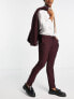 Фото #4 товара New Look skinny suit trousers in burgundy