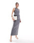 Фото #1 товара 4th & Reckless tailored maxi skirt co-ord in grey