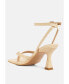 Celty Ankle Strap Spool Heel Sandals