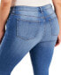 Trendy Plus Size Mid Rise Infinite Stretch Dawson Super-Skinny Jeans