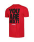 ფოტო #2 პროდუქტის Men's Red Bloodsport You Are Next T-shirt