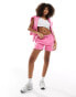 Missyempire logo sweat shorts co-ord in pink