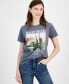 Фото #3 товара Juniors' Desert Dreams Graphic-Print Tee