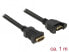 Фото #1 товара Delock 85466 - 1 m - HDMI Type A (Standard) - HDMI Type A (Standard) - 3840 x 2160 pixels - 10.2 Gbit/s - Black
