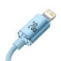 Фото #11 товара Kabel przewód USB-C Iphone Lightning szybkie ładowanie 20W 1.2m niebieski