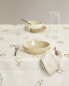 Фото #4 товара Embroidered linen blend tablecloth