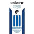 Darts steel tip Unicorn Core Plus - Blue Rubberised Brass 21g: 8650 | 23g: 8651 | 25g: 8652