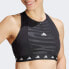 adidas women Powerimpact Training Medium-Support Techfit High-Neck Zip Bra