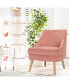 Фото #6 товара Accent Chair Velvet Upholstered Single Sofa with Legs