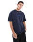 HUGO Blue nalono oversized t-shirt in navy