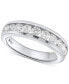 ფოტო #1 პროდუქტის Lab Grown Diamond Channel-Set Band (1 ct. t.w.) in Sterling Silver