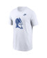 Фото #2 товара Men's White Duke Blue Devils Legacy Alternate Logo T-Shirt