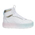 Фото #1 товара Puma Karmen Rebelle Mid Exotics Gradient Metallic Snake Platform Womens White S