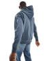 Фото #4 товара Weekday relaxed fit heavyweight hoodie in dusty grey