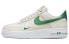 【定制球鞋】 Nike Air Force 1 Low 像素爱心 电玩棉花 游戏电竞 经典潮流休闲 低帮 板鞋 女款 米白绿 / Кроссовки Nike Air Force 1 Low DQ7582-101