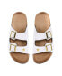 Women's Dallas Cowboys Double-Buckle Sandals