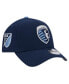 Фото #1 товара Men's Navy Sporting Kansas City 2024 Kick Off Collection 9FORTY A-Frame Adjustable Hat