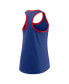 Women's Royal Chicago Cubs X-Ray Racerback Performance Tank Top