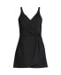 Фото #2 товара Women's DD-Cup Chlorine Resistant Tulip Wrap Swim Dress One Piece Swimsuit