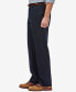 Фото #3 товара Men's Premium No Iron Khaki Classic Fit Flat Front Hidden Expandable Waist Pant