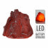 Decorative Figure LED Light Volcanic rock 12 x 11 cm