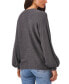 Фото #4 товара Women's Rib-Knit Bubble Sleeve Long Sleeve Sweater