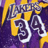 Фото #4 товара Mens Mitchell & Ness NBA HYPER HOOPS SWINGMAN JERSEY LAKERS '96 SHAQUILLE O'NEAL