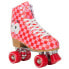 Фото #2 товара Cosmic Skates Veronica Checkered Roller Skates Womens Red VERONICA-RS0