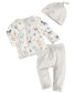 ფოტო #1 პროდუქტის Baby Boys Safari Take Me Home 3 Piece Set, Created for Macy's