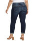 Фото #2 товара Джинсы женские +Размер Silver Jeans Co. Boyfriend Mid Rise Slim Leg