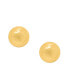 ფოტო #6 პროდუქტის Diamond Accent Dolphin Fishhook Ball Gold Plate Or Silver Plate Stud Set