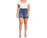 Фото #2 товара Alivia Ford Mom Shorts Women's 24W Blue Denim Stretch Raw Hem Mid Rise Cotton