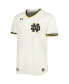 ფოტო #3 პროდუქტის Men's Cream Notre Dame Fighting Irish Replica Baseball Jersey