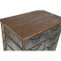 Фото #13 товара Тумба с ящиками Home ESPRIT Коричневый Серый Серебристый Натуральный Металл Ель Loft 53,5 x 33,5 x 120,5 cm