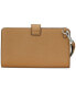 ფოტო #1 პროდუქტის Crosshatch Leather Tech Wristlet