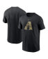 Фото #2 товара Men's Black Arizona Diamondbacks Camo Logo Team T-shirt