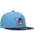 Men's Light Blue Wilmington Blue Rocks Authentic Collection Team Game 59FIFTY Fitted Hat