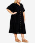 Фото #3 товара Plus Size Kaitlyn Maxi Dress
