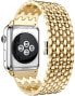 Фото #1 товара Ocelový tah s dračím vzorem pro Apple Watch 42/44/45/49 mm - Gold