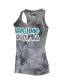 Women's Charcoal San Jose Sharks Billboard Racerback Tank Top and Shorts Set