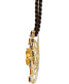 ფოტო #2 პროდუქტის Crazy Collection® Multi-Gemstone Braided Silk Cord 18" Pendant Necklace in 14k Gold