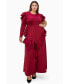 Фото #1 товара Plus Size Vivienne Ruffled Maxi Dress