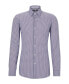 ფოტო #3 პროდუქტის Men's Printed Performance-Stretch Slim-Fit Dress Shirt