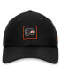 ფოტო #2 პროდუქტის Men's Black Philadelphia Flyers Authentic Pro Rink Adjustable Hat